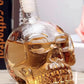 Crystal Skull Glass Bottle 350 ml Whiskey Liquor Decanter Gift Carafe